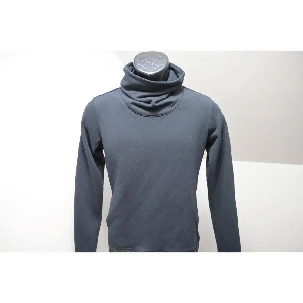 Nike Turtleneck Hoodie Dri Fit‎ Performance Athletic Black Womens Sz XS XSMALL